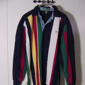 Vtg Knights Round Table Multi Color Long Sleeve Sweat Shirt Sz XLT